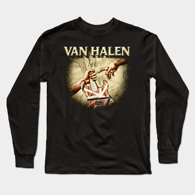 Van Halen Vintage Long Sleeve T-Shirt by Heliikopertyz